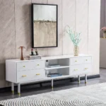 White TV Stand TV005 by Artisan Furniture 24