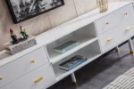 White TV Stand TV005 by Artisan Furniture 26