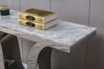 ST310SMG Gray Marble Console Table by Artisan Furniture 12