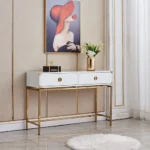 White Console Table ST001 by Artisan Furniture Accent Console Tables Mobilia Cleopatra 13 White Console Table ST001 by Artisan Furniture 13