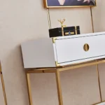 White Console Table ST001 by Artisan Furniture Accent Console Tables Mobilia Cleopatra 14 White Console Table ST001 by Artisan Furniture 14