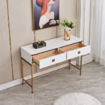 White Console Table ST001 by Artisan Furniture Accent Console Tables Mobilia Cleopatra 15 White Console Table ST001 by Artisan Furniture 15