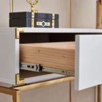 White Console Table ST001 by Artisan Furniture Accent Console Tables Mobilia Cleopatra 16 White Console Table ST001 by Artisan Furniture 16