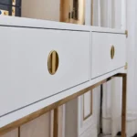 White Console Table ST001 by Artisan Furniture Accent Console Tables Mobilia Cleopatra 17 White Console Table ST001 by Artisan Furniture 17