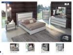 High Gloss Lacquer Mangano Bedroom Set p7212 By ESF Furniture 22