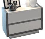 High Gloss Lacquer Mangano Nightstand i11555 By ESF Furniture 7