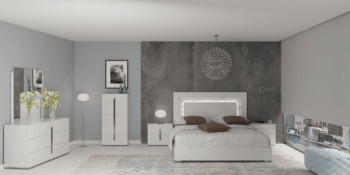 carrara White Bedroom Set