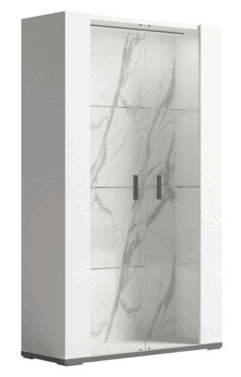 High Gloss Lacquer Carrara 2 Door China i32103 By ESF Furniture