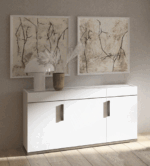 High Gloss Lacquer Carrara 3 Door Buffet i32102 By ESF Furniture Curio & Buffet Mobilia Cleopatra 13 High Gloss Lacquer Carrara 3 Door Buffet i32102 By ESF Furniture 13