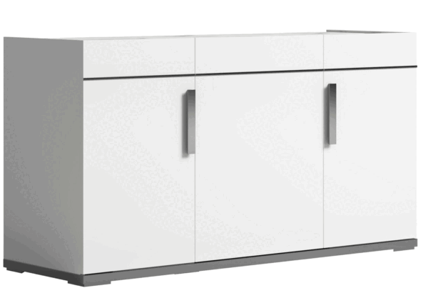 High Gloss Lacquer Carrara 3 Door Buffet i32102 By ESF Furniture - Image 3