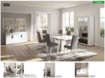High Gloss Lacquer Carrara Dining Set p12153 By ESF Furniture 24