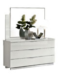 High Gloss Lacquer Onda LEGNO White Bedroom Set p9245 By ESF Furniture ESF Furniture Mobilia Cleopatra 27 High Gloss Lacquer Onda LEGNO White Bedroom Set p9245 By ESF Furniture 27