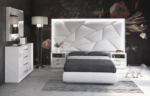 Mat Majesty White Bedroom Set w/light and Carmen Cases p11798 By ESF Furniture 33