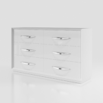 Mat Majesty White Bedroom Set w/light and Carmen Cases p11798 By ESF Furniture 39