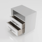 Mat Majesty White Bedroom Set w/light and Carmen Cases p11798 By ESF Furniture 44