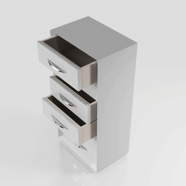 Mat Majesty White Bedroom Set w/light and Carmen Cases p11798 By ESF Furniture - Image 15