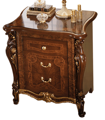 High Gloss Lacquer, Mat Donatello Nightstand i5257 By ESF Furniture