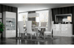 High Gloss Lacquer, Mat Kiu Dining Room Set p9873 By ESF Furniture Luxury Dining Sets Mobilia Cleopatra 15 High Gloss Lacquer, Mat Kiu Dining Room Set p9873 By ESF Furniture 15