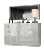 High Gloss Lacquer, Mat Kiu Dining Room Set p9873 By ESF Furniture Luxury Dining Sets Mobilia Cleopatra 18 High Gloss Lacquer, Mat Kiu Dining Room Set p9873 By ESF Furniture 18
