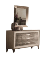 ArredoAmbra Dresser / Mirror p12035 By ESF Furniture ESF Furniture Mobilia Cleopatra 13 ArredoAmbra Dresser / Mirror p12035 By ESF Furniture 13