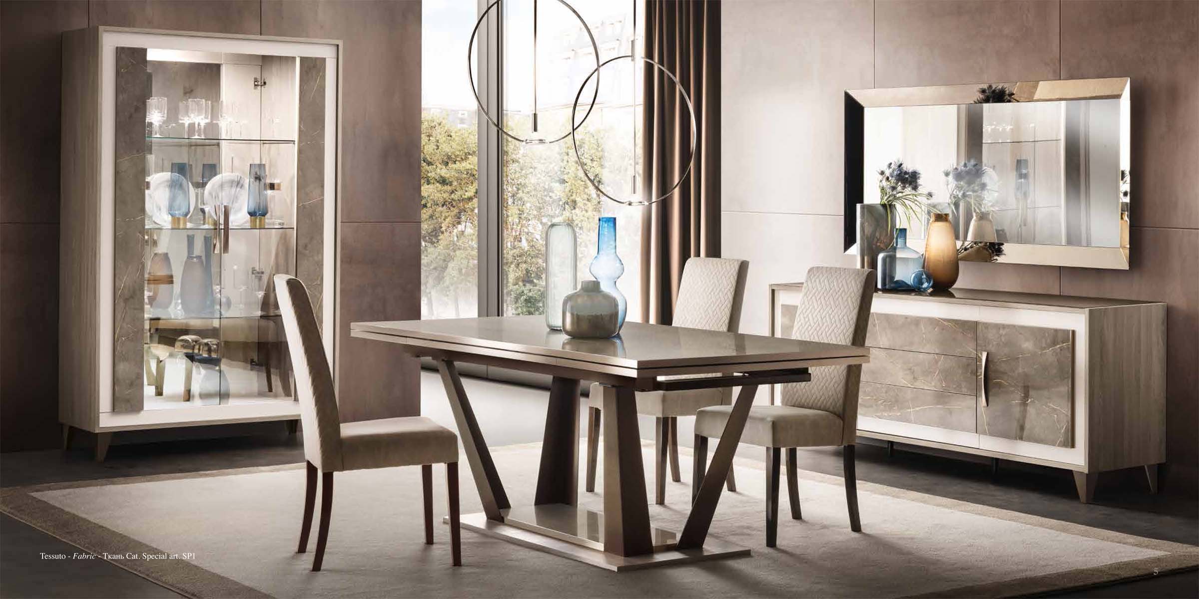High Gloss Lacquer, Mat ArredoAmbra Dining Set by Arredoclassic p11836 By ESF Furniture