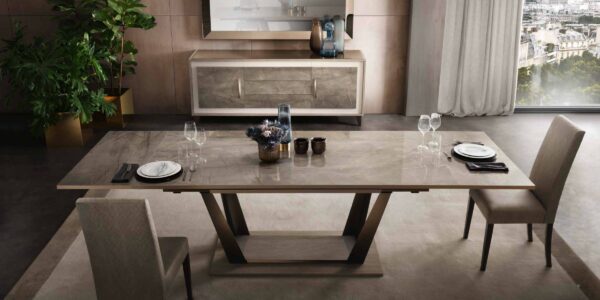 High Gloss Lacquer, Mat ArredoAmbra Dining Table by Arredoclassic p12025 By ESF Furniture 10