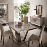 High Gloss Lacquer, Mat ArredoAmbra Dining Table by Arredoclassic p12025 By ESF Furniture 14