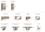 High Gloss Lacquer, Mat ArredoAmbra Dining Table by Arredoclassic p12025 By ESF Furniture 17