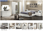 High Gloss Lacquer Onda DROP Bedroom Set WHITE p6734 By ESF Furniture 30