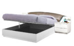 High Gloss Lacquer Onda DROP Bedroom Set WHITE p6734 By ESF Furniture 32