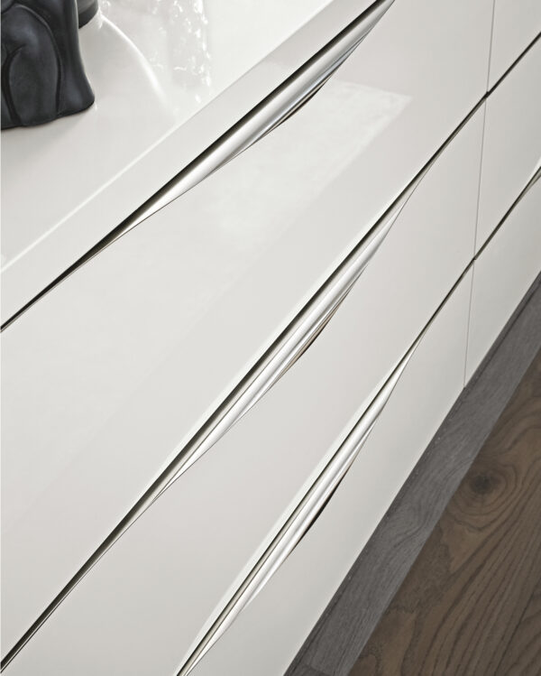 High Gloss Lacquer Onda DROP Bedroom Set WHITE p6734 By ESF Furniture 20
