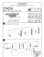 High Gloss Lacquer Onda DROP Bedroom Set WHITE p6734 By ESF Furniture 37
