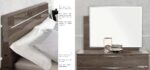 High Gloss Lacquer Platinum LEGNO Bedroom Set SILVER BIRCH p7784 By ESF Furniture 29