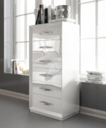 High Gloss Lacquer, Mat Emporio White Bedroom Set p9879 By ESF Furniture ESF Furniture Mobilia Cleopatra 19 High Gloss Lacquer, Mat Emporio White Bedroom Set p9879 By ESF Furniture 19