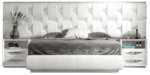 High Gloss Lacquer, Mat Emporio White Bed p11677 By ESF Furniture ESF Furniture Mobilia Cleopatra 9 High Gloss Lacquer, Mat Emporio White Bed p11677 By ESF Furniture 9