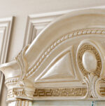 High Gloss Lacquer Aida 4 Door China Ivory i24042 By ESF Furniture 16