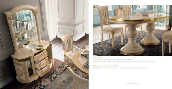 High Gloss Lacquer Aida Dining Set p8825 By ESF Furniture 38
