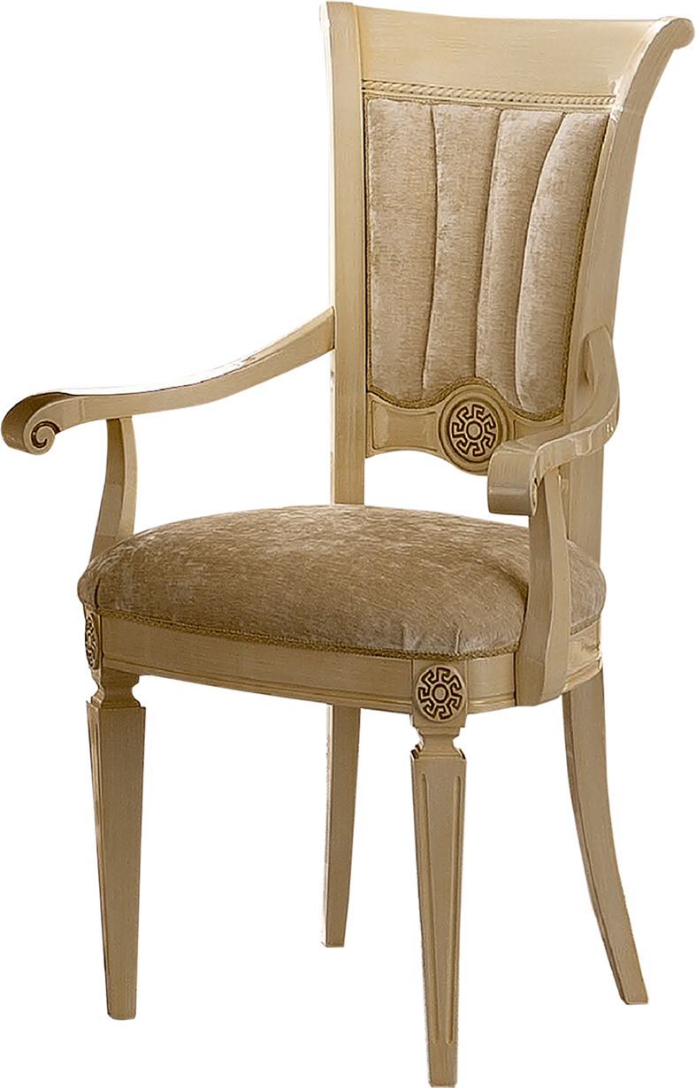 Aida Arm Chair Ivory i24071 By ESF Furniture