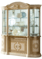 High Gloss Lacquer Aida 4 Door China Ivory i24042 By ESF Furniture 13