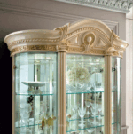 High Gloss Lacquer Aida 4 Door China Ivory i24042 By ESF Furniture 15