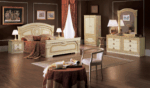 High Gloss Lacquer Aida Ivory 2 Door Wardrobe i23996 By ESF Furniture 12
