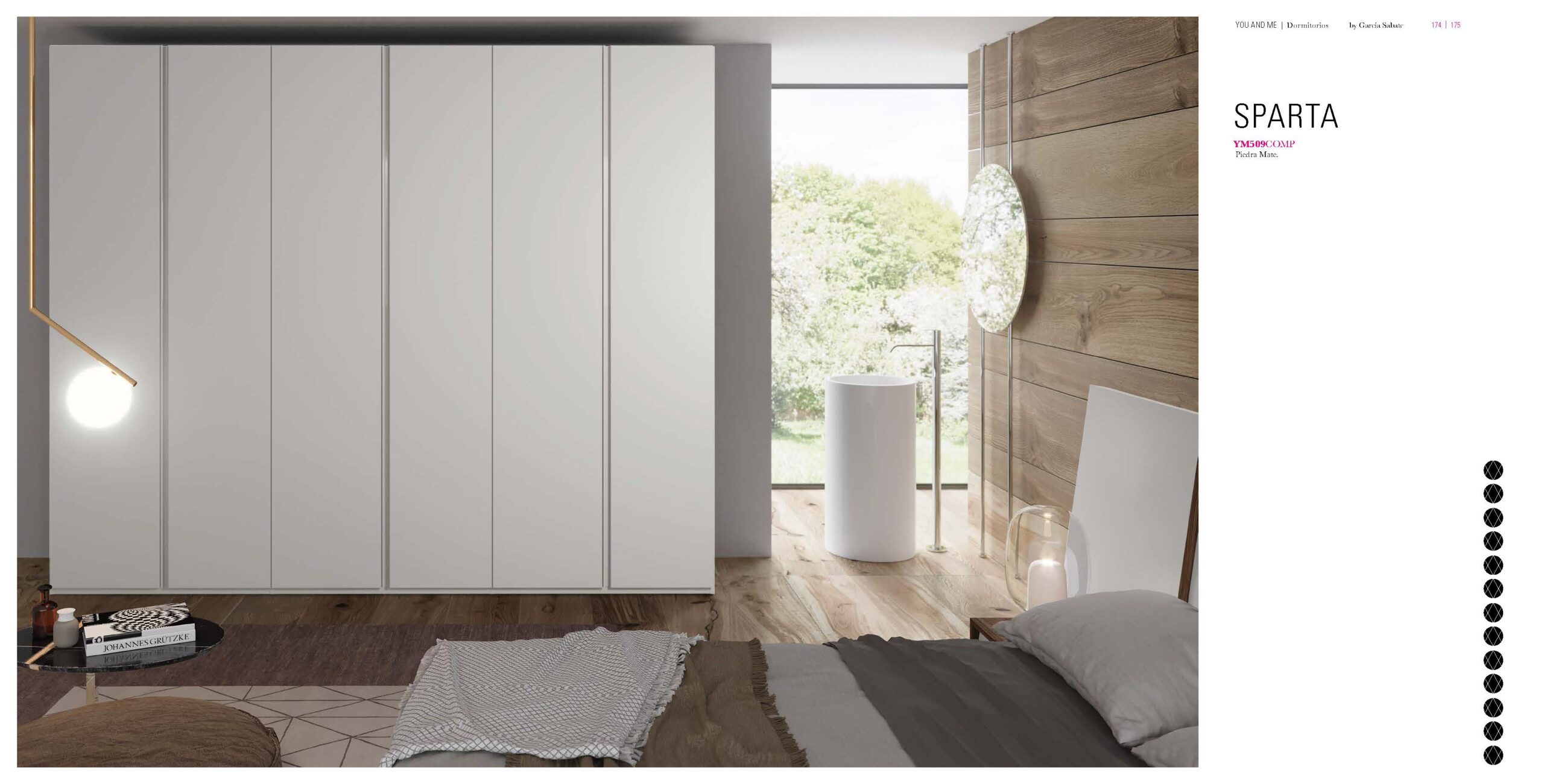 Piedra Mate YM509 Wardrobe i24793 By ESF Furniture
