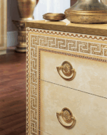 Mat, Shiny Aida Ivory Vanity Dresser p12135 By ESF Furniture ESF Furniture Mobilia Cleopatra 8 Mat, Shiny Aida Ivory Vanity Dresser p12135 By ESF Furniture 8