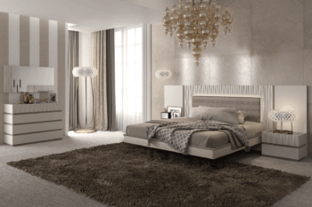 Mat Marina Taupe Bedroom Set p8348 By ESF Furniture