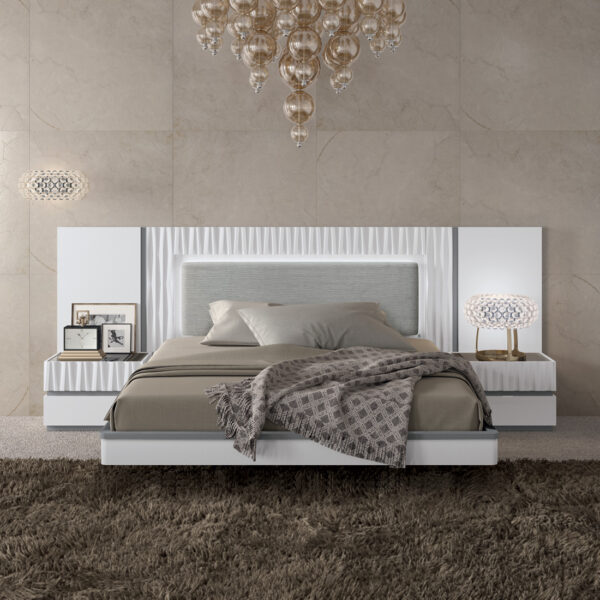 Mat Marina White Bedroom Set p12185 By ESF Furniture - Image 3