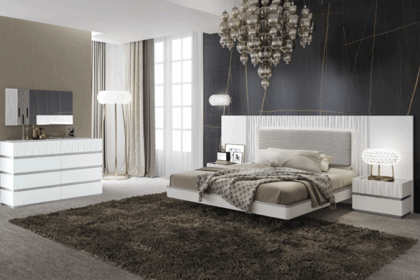 Mat Marina White Bedroom Set p12185 By ESF Furniture - Image 5