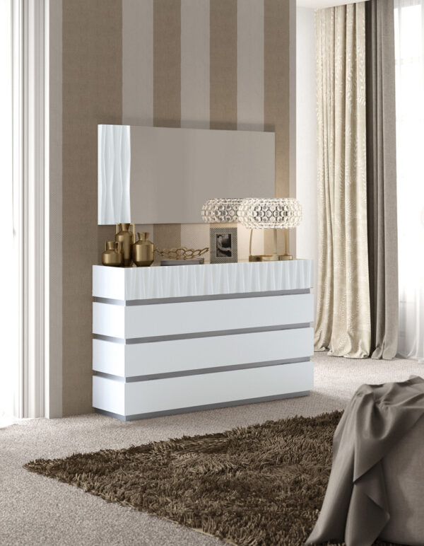 Mat Marina White Bedroom Set p12185 By ESF Furniture - Image 7