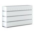 Mat Marina Dresser/ Mirror WHITE p12193 By ESF Furniture 10