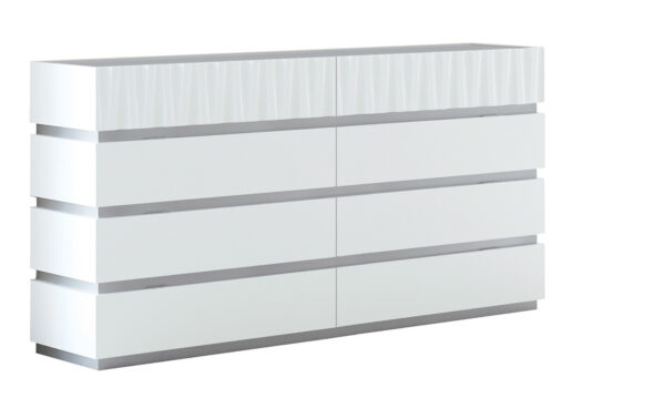 Mat Marina Dresser/ Mirror WHITE p12193 By ESF Furniture - Image 3