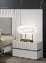 Mat Marina Nightstand White i32469 By ESF Furniture ESF Furniture Mobilia Cleopatra 9 Mat Marina Nightstand White i32469 By ESF Furniture 9